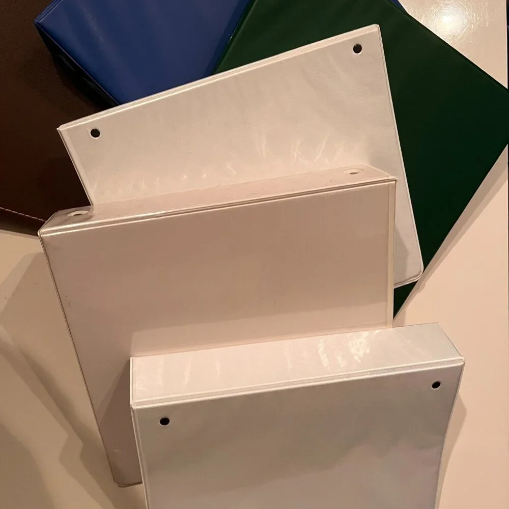 SIX Presentation Binders (Different sizes /. Mixed Lot) (new)‎